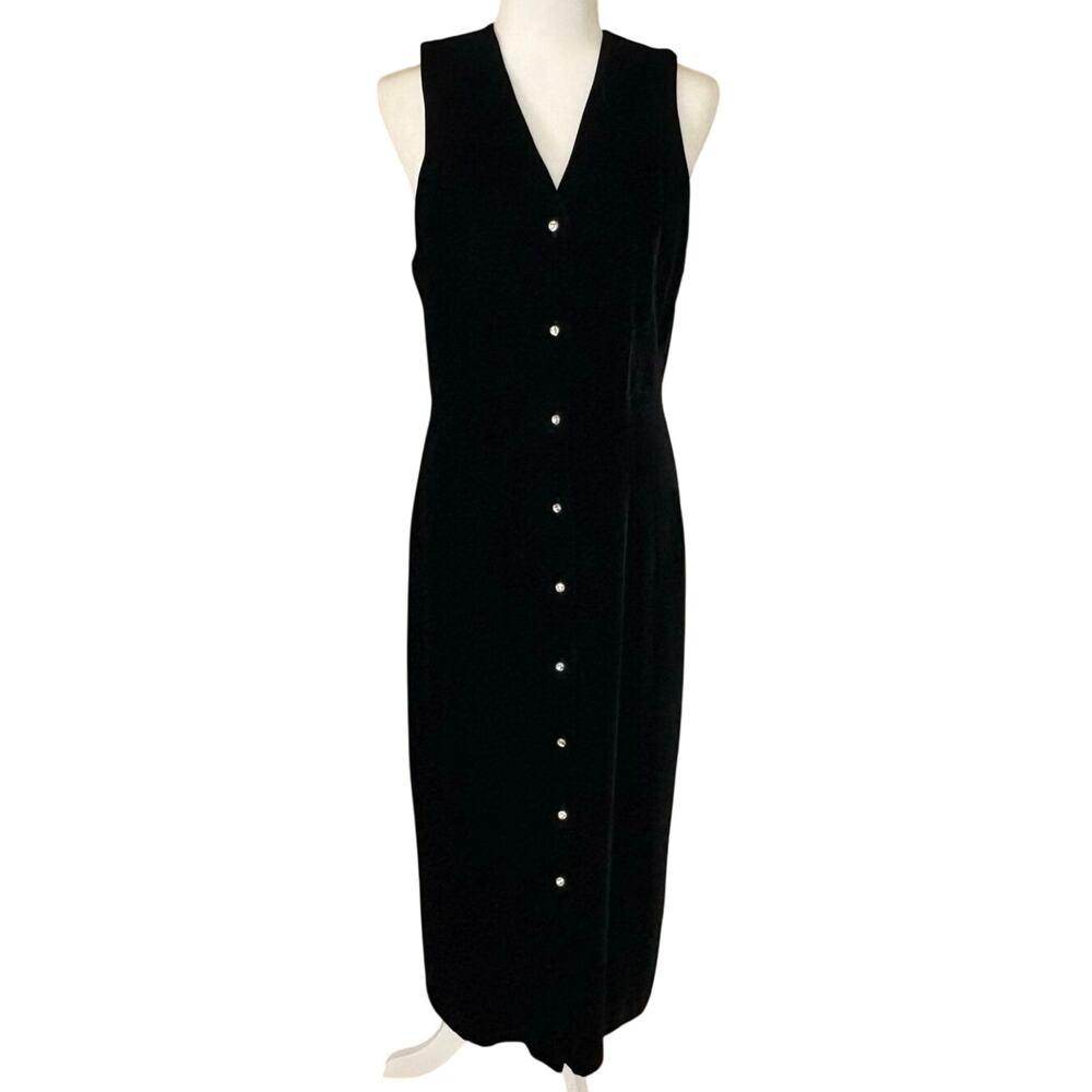 The Icing Vintage Velvet Column Dress